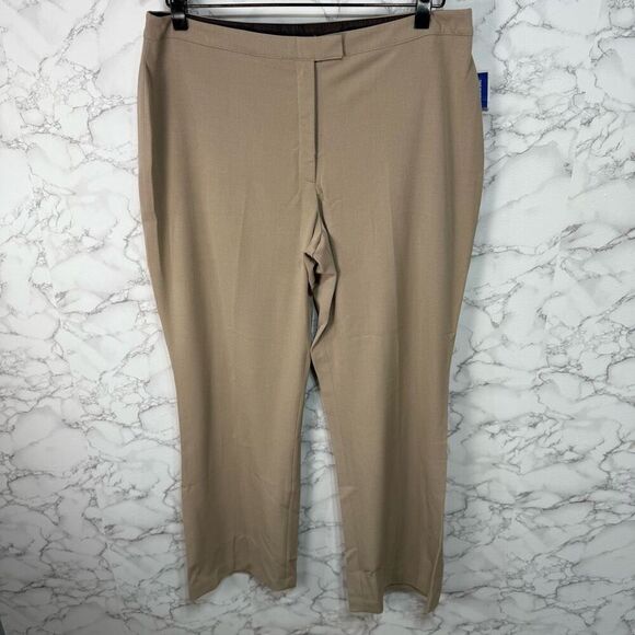Dalia Women’s Plus Trouser Pants sz 16 Straight Leg NEW #F727 - Picture 2 of 6
